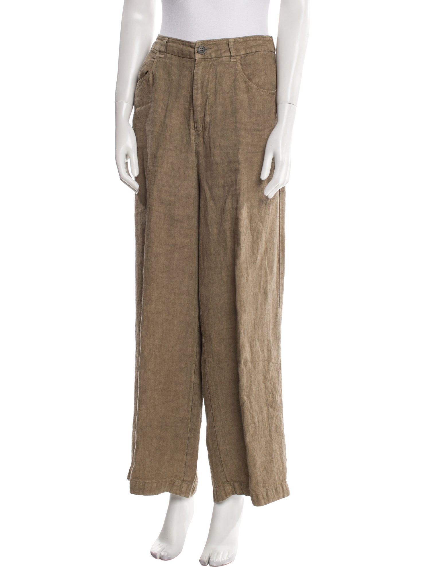 Pas De Calais Linen Wide Leg Pants