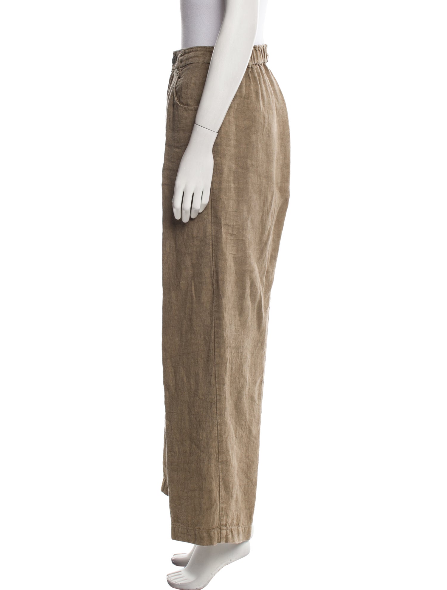Pas De Calais Linen Wide Leg Pants