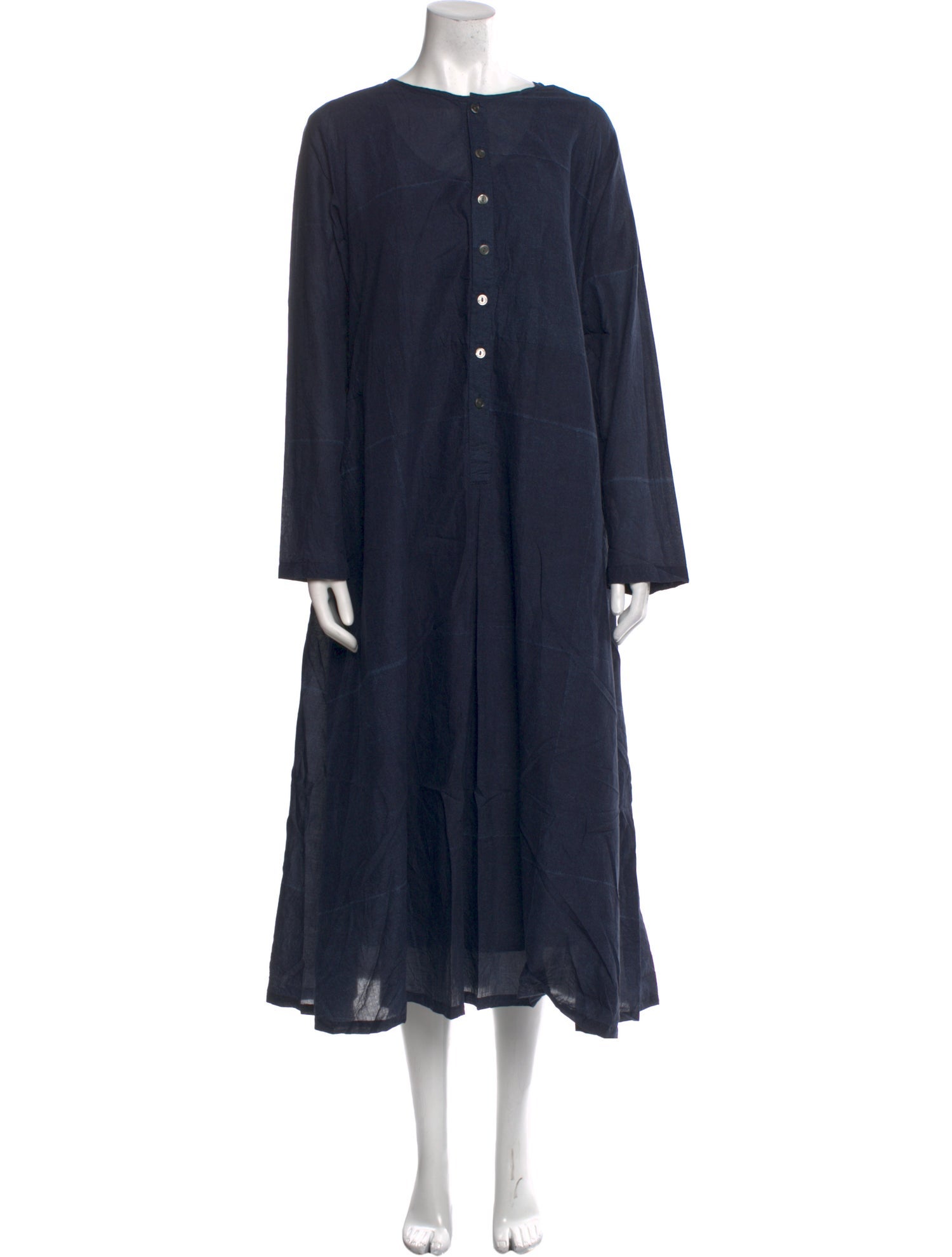 Pas De Calais Crew Neck Midi Length Dress