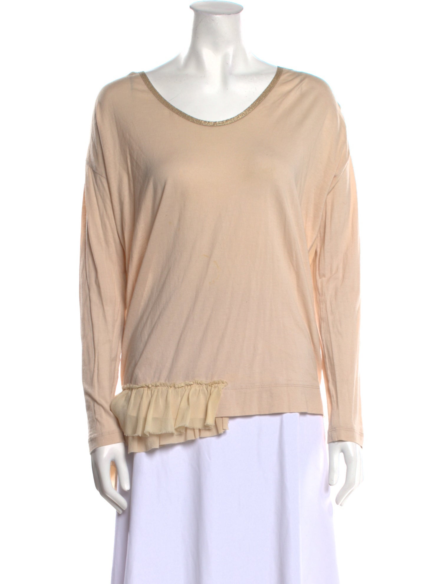 Pas De Calais Scoop Neck Long Sleeve Sweatshirt