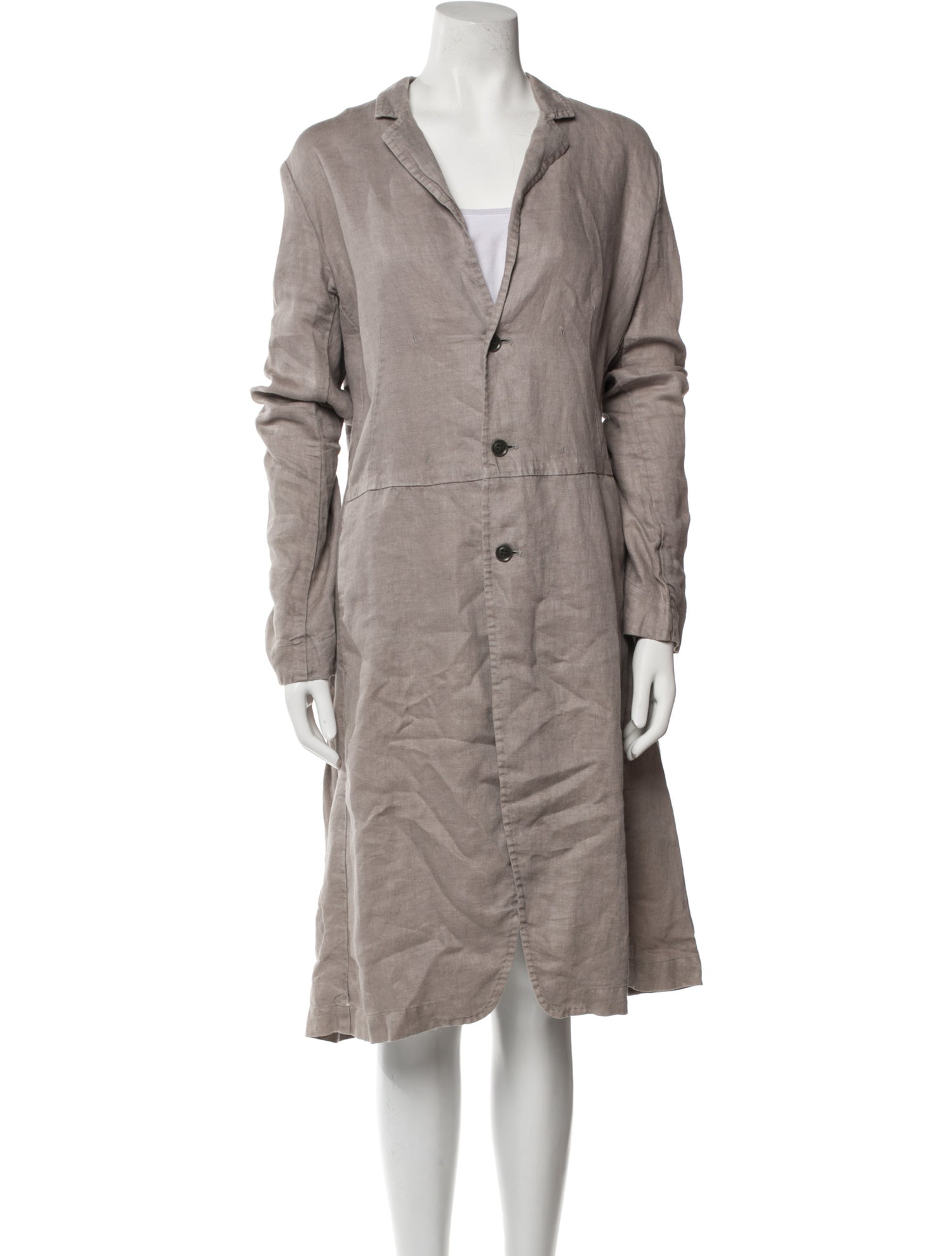 Pas De Calais Linen Coat