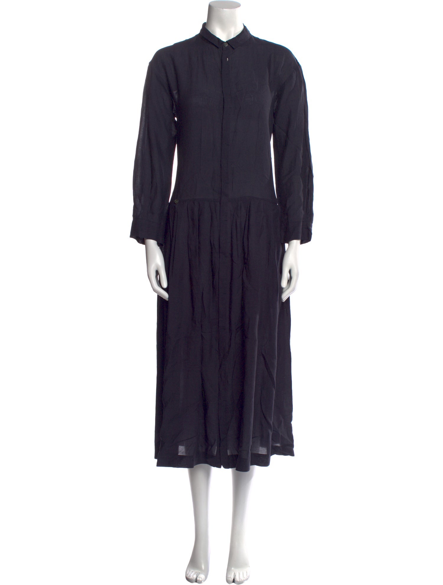 Pas De Calais Mock Neck Long Dress