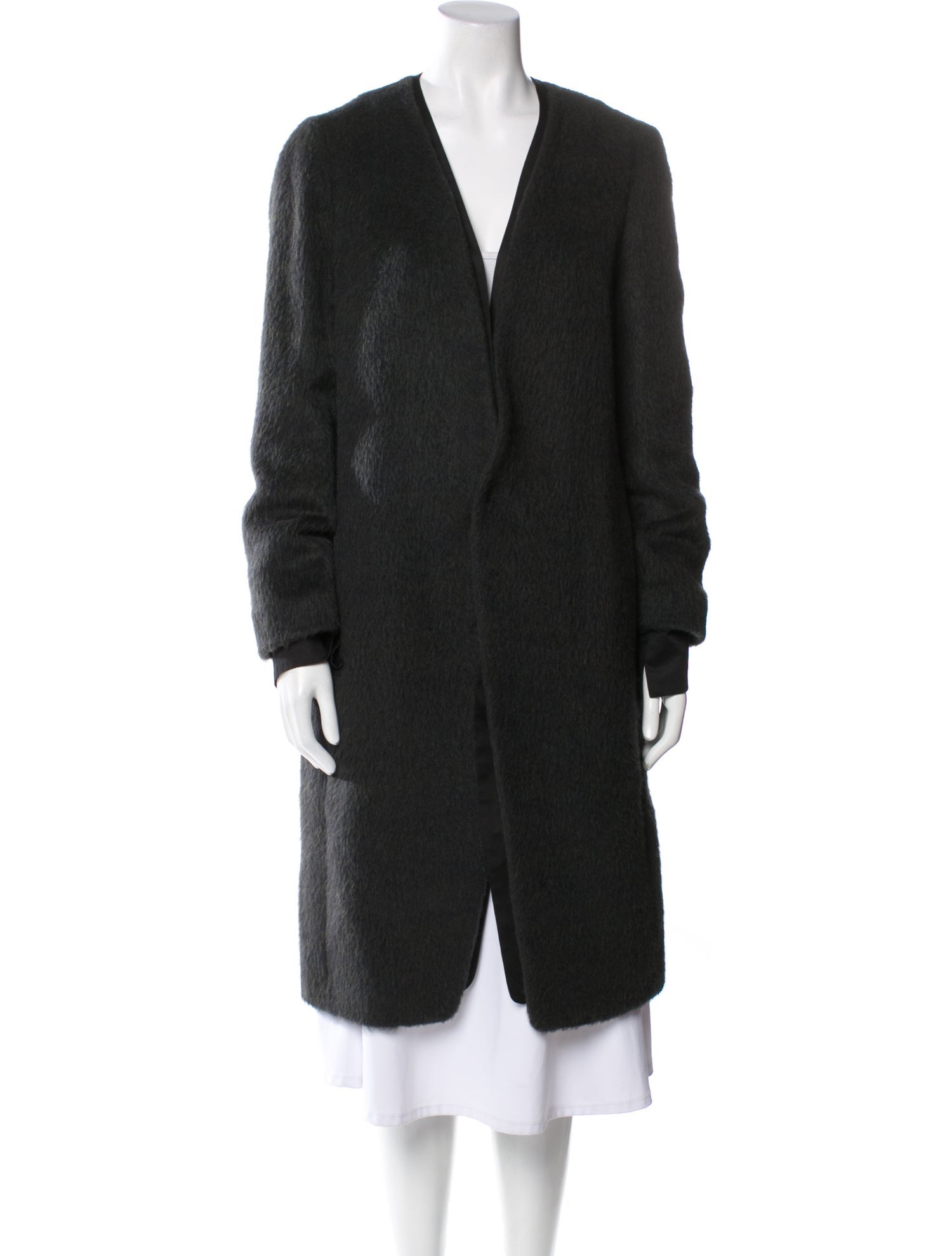Pas De Calais Alpaca Faux Fur Coat