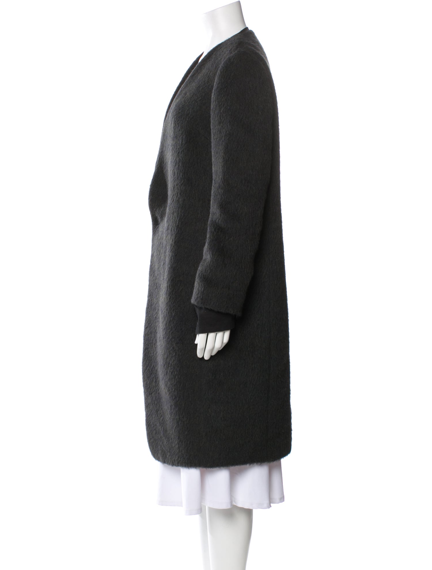 Pas De Calais Alpaca Faux Fur Coat