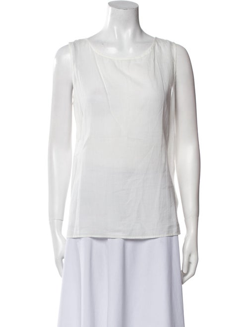 Pas De Calais Scoop Neck Sleeveless Top
