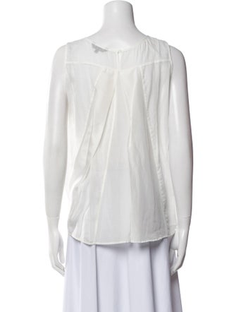 Pas De Calais Scoop Neck Sleeveless Top