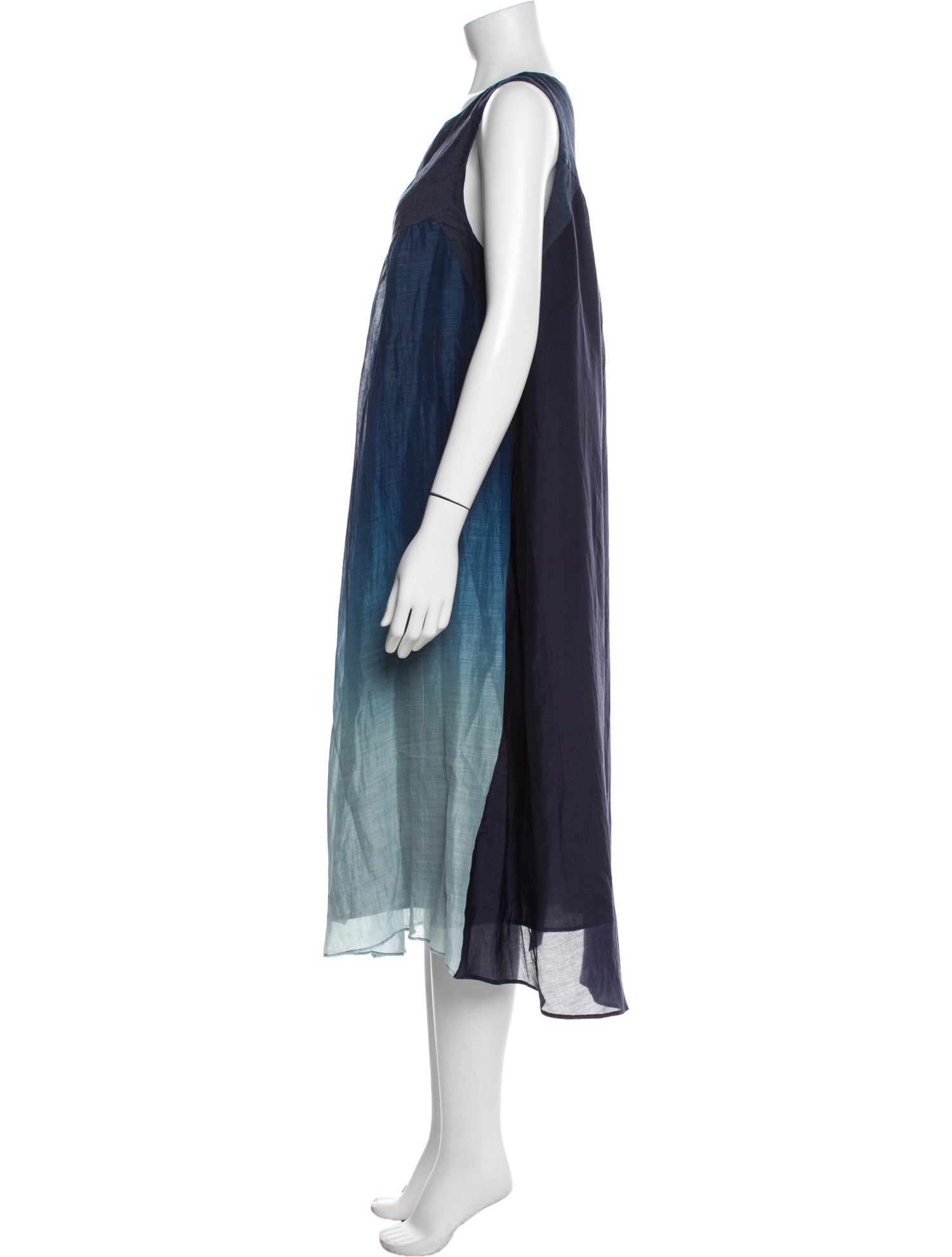 Pas De Calais Linen Long Dress