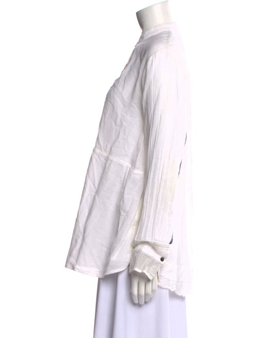 Pas De Calais Long Sleeve Button-Up Top