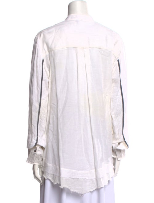 Pas De Calais Long Sleeve Button-Up Top