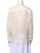Pas De Calais Printed Long Sleeve Button-Up Top