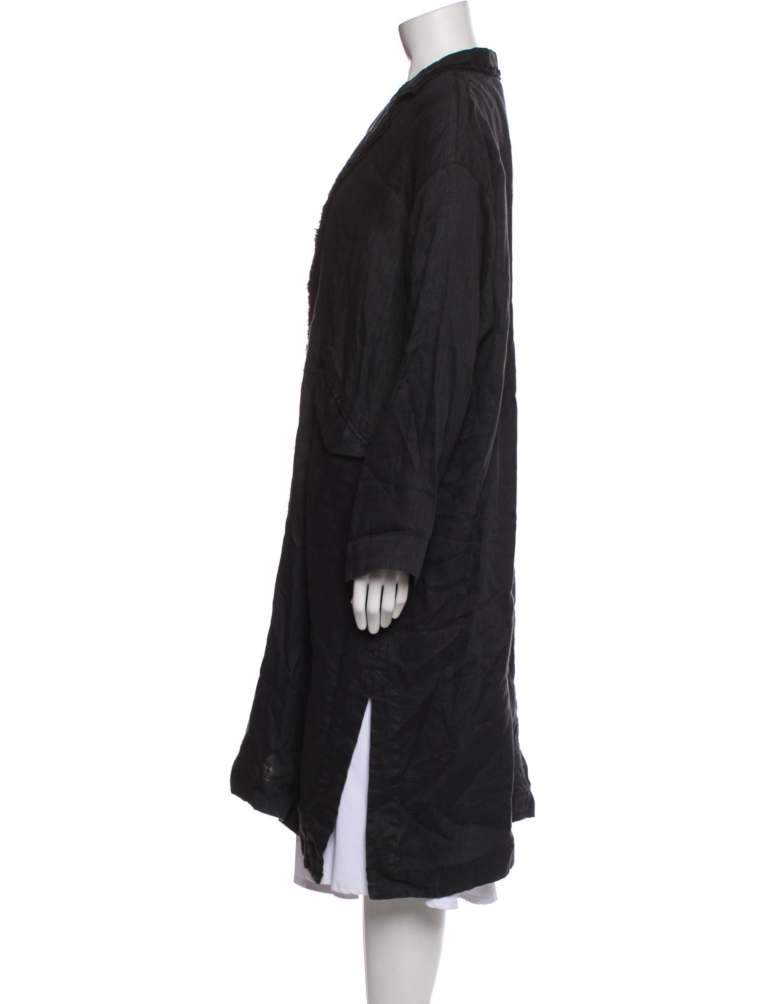 Pas De Calais Linen Trench Coat