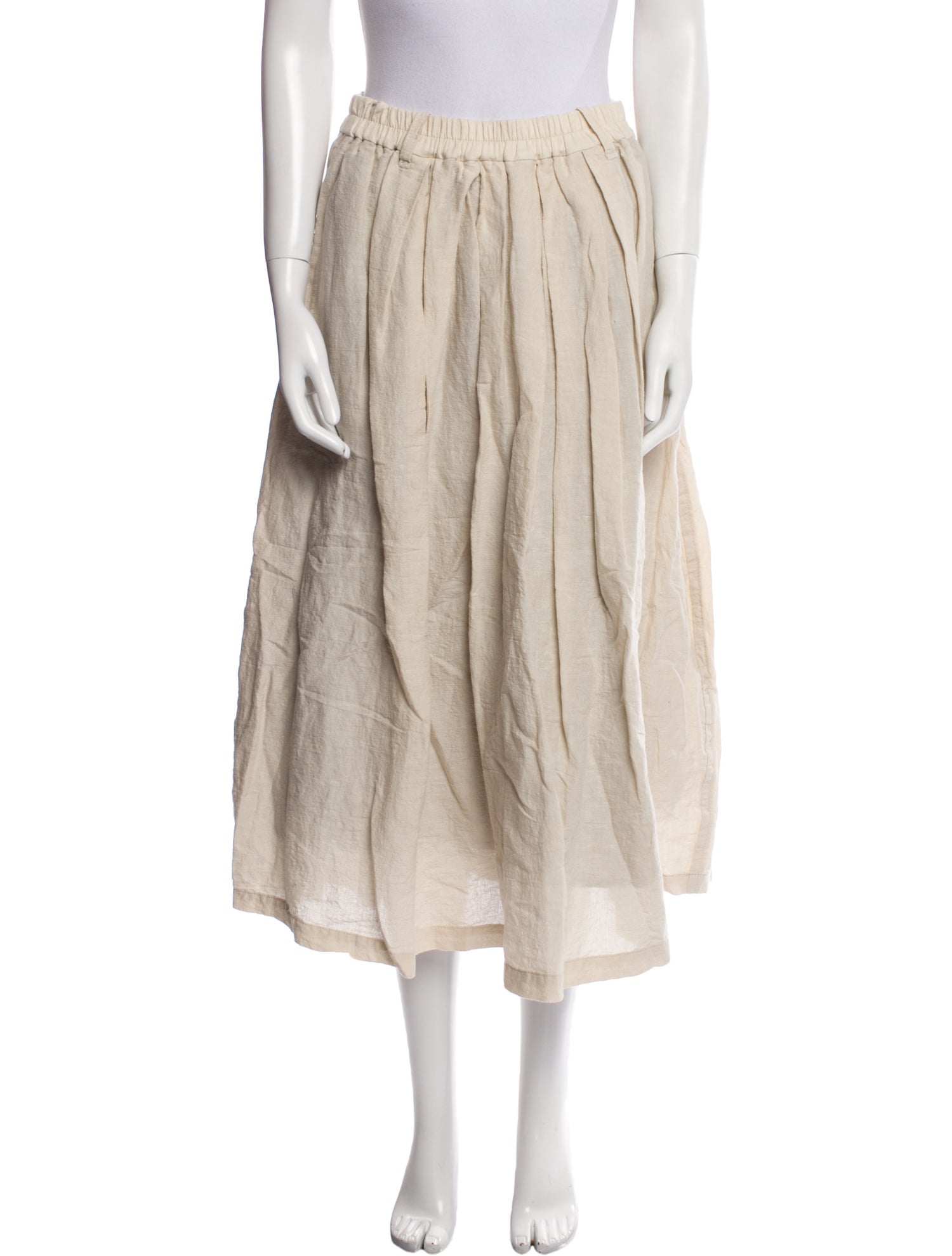 Pas De Calais Linen Midi Length Skirt w/ Tags