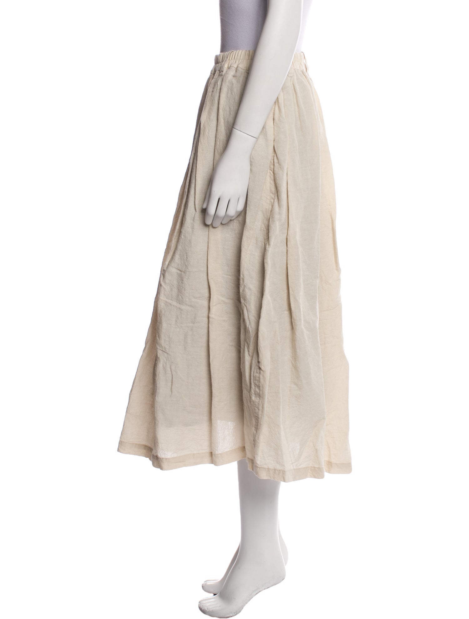 Pas De Calais Linen Midi Length Skirt w/ Tags