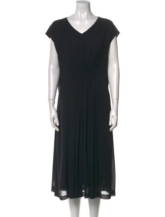 Pas De Calais V-Neck Midi Length Dress
