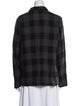 Pas De Calais Wool Plaid Print Jacket