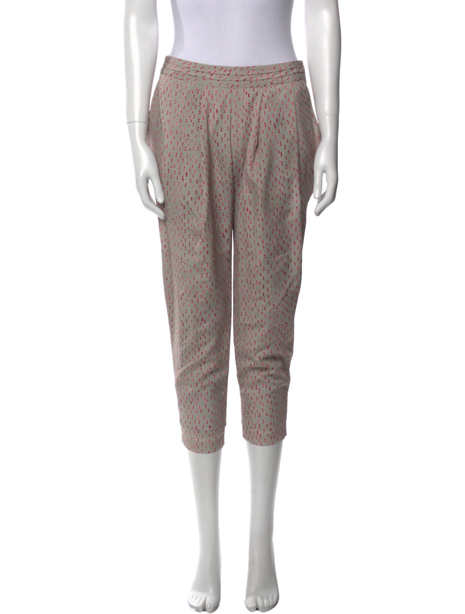 Pas De Calais Printed Skinny Leg Pants