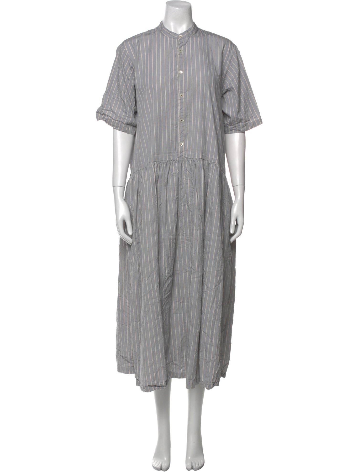 Pas De Calais Mock Neck Long Dress