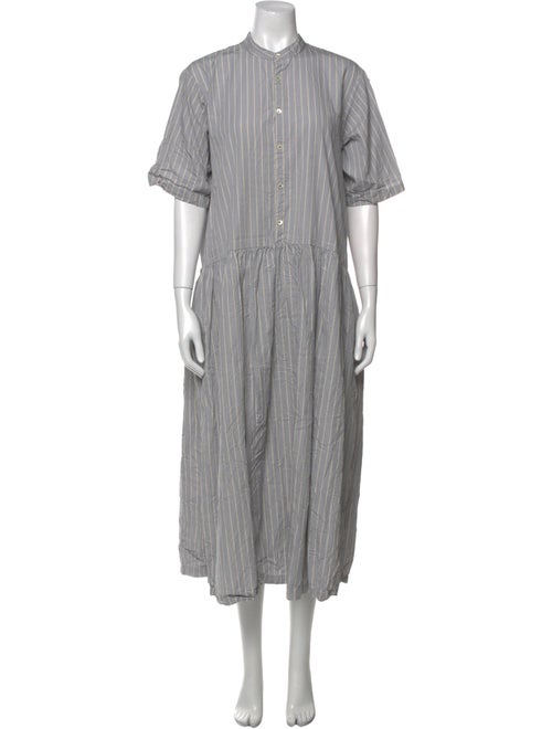 Pas De Calais Mock Neck Long Dress