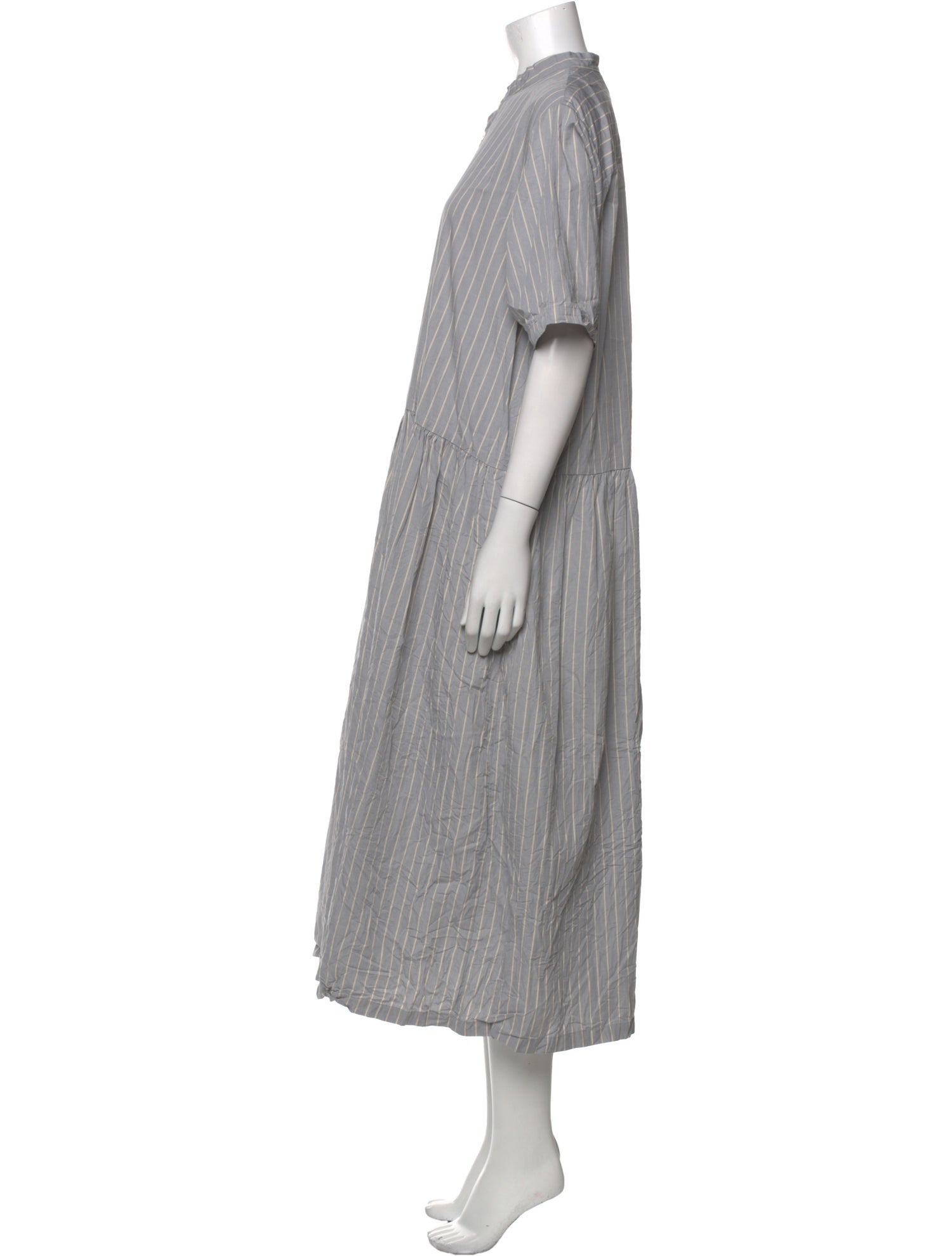 Pas De Calais Mock Neck Long Dress