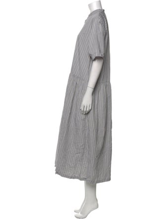 Pas De Calais Mock Neck Long Dress