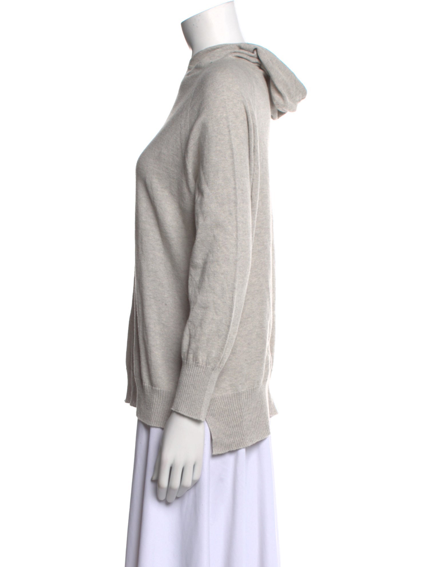 Pas De Calais Linen Mock Neck Sweatshirt