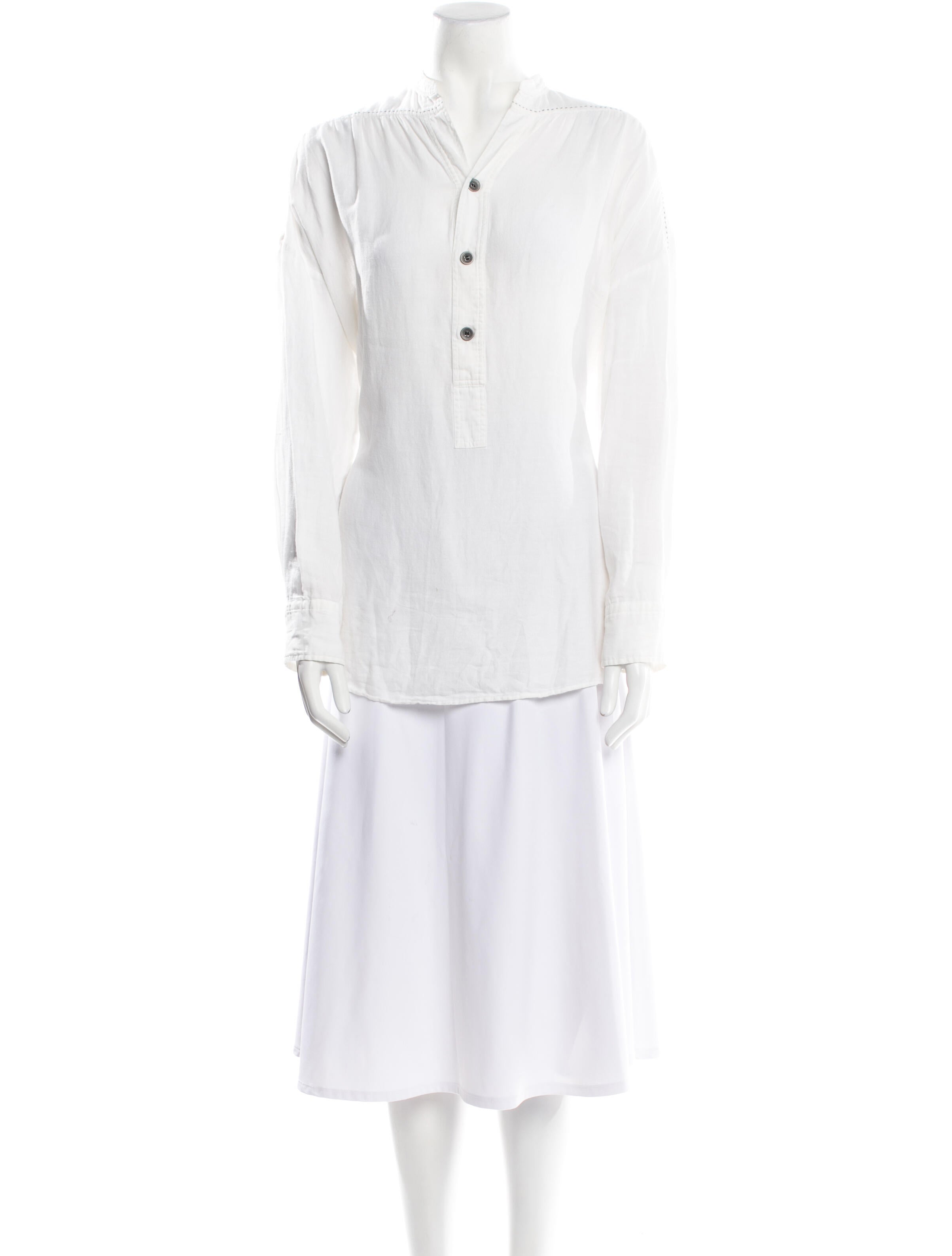 Pas De Calais Mock Neck Long Sleeve Tunic