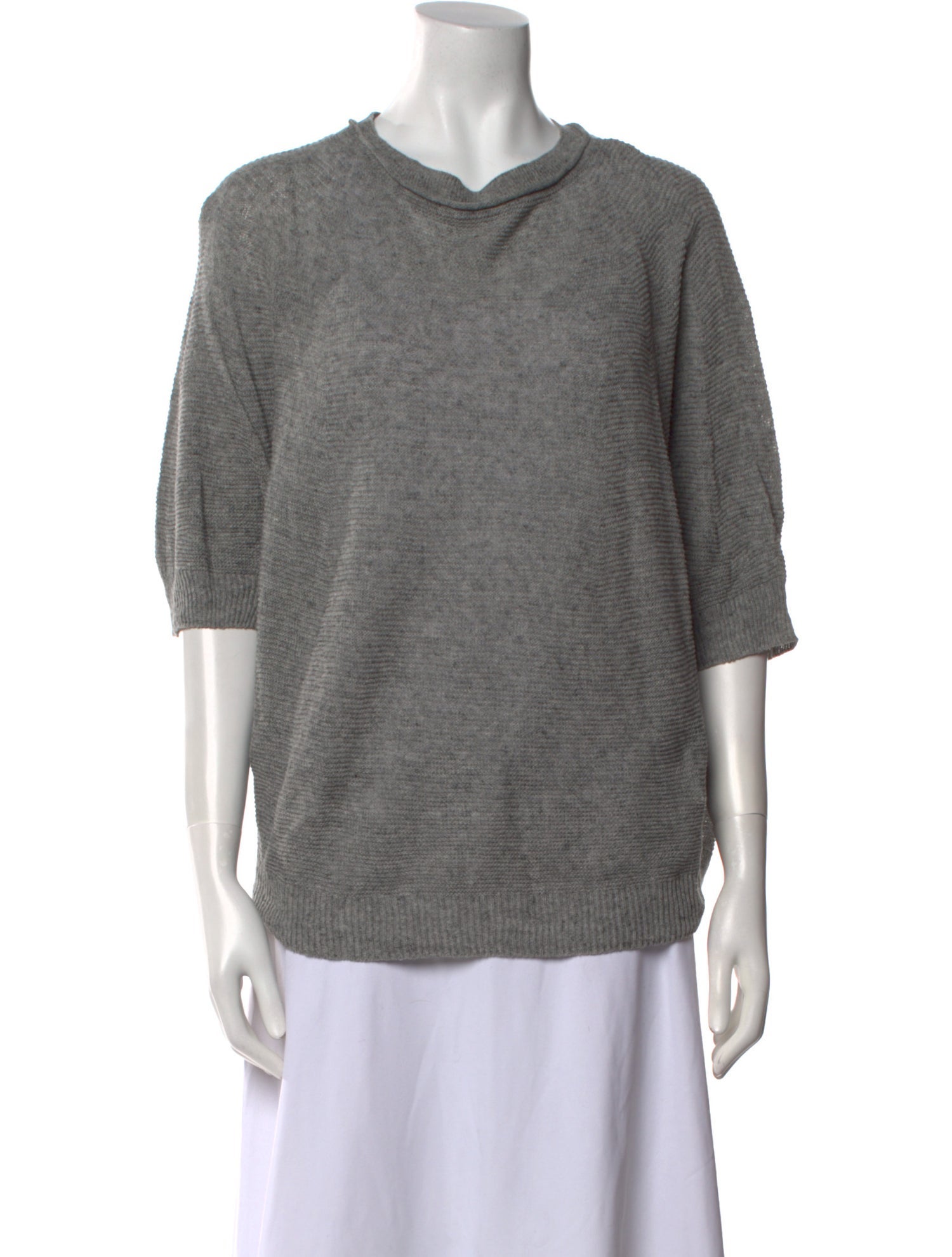 Pas De Calais Cowl Neck Short Sleeve T-Shirt