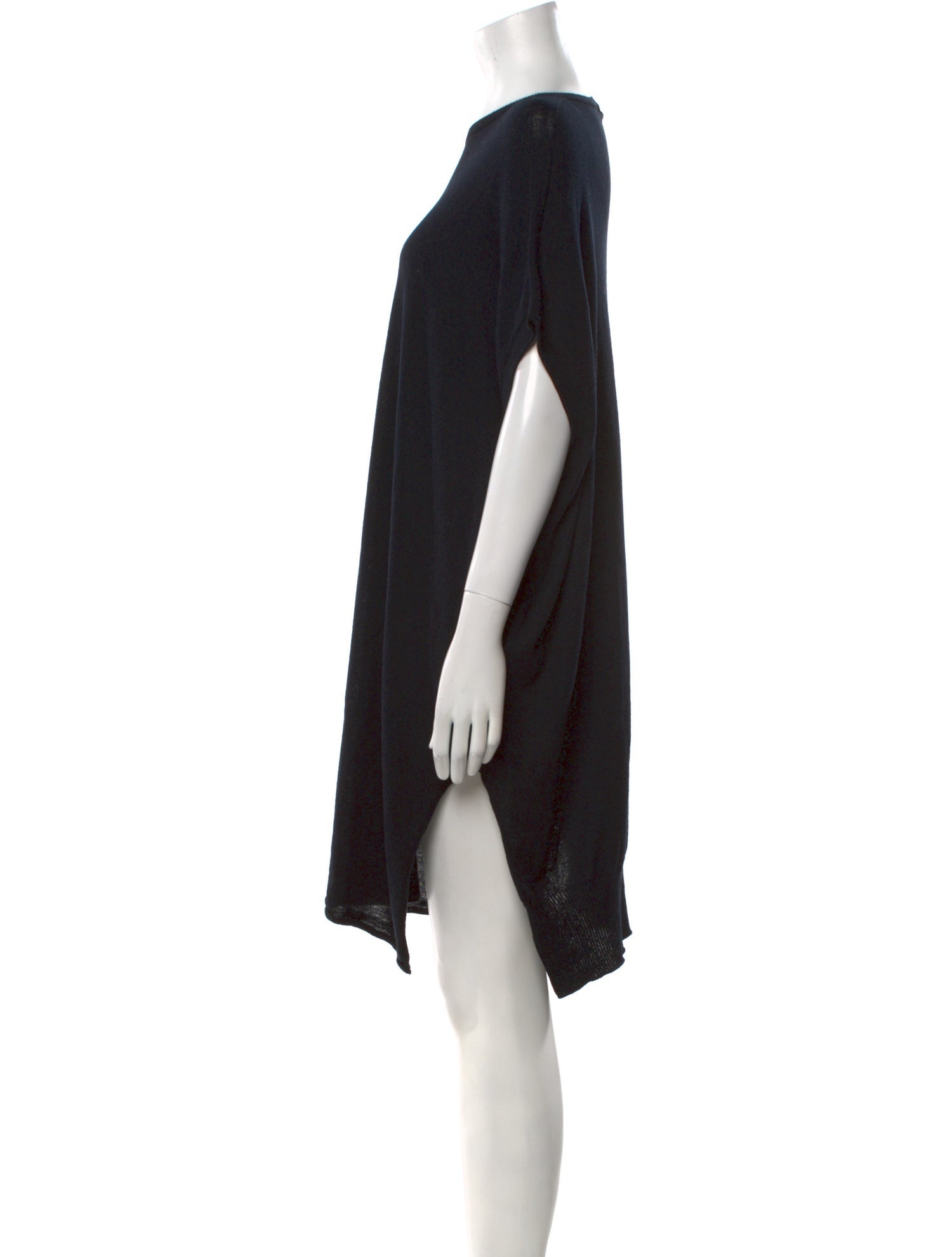 Pas De Calais Bateau Neckline Mini Dress