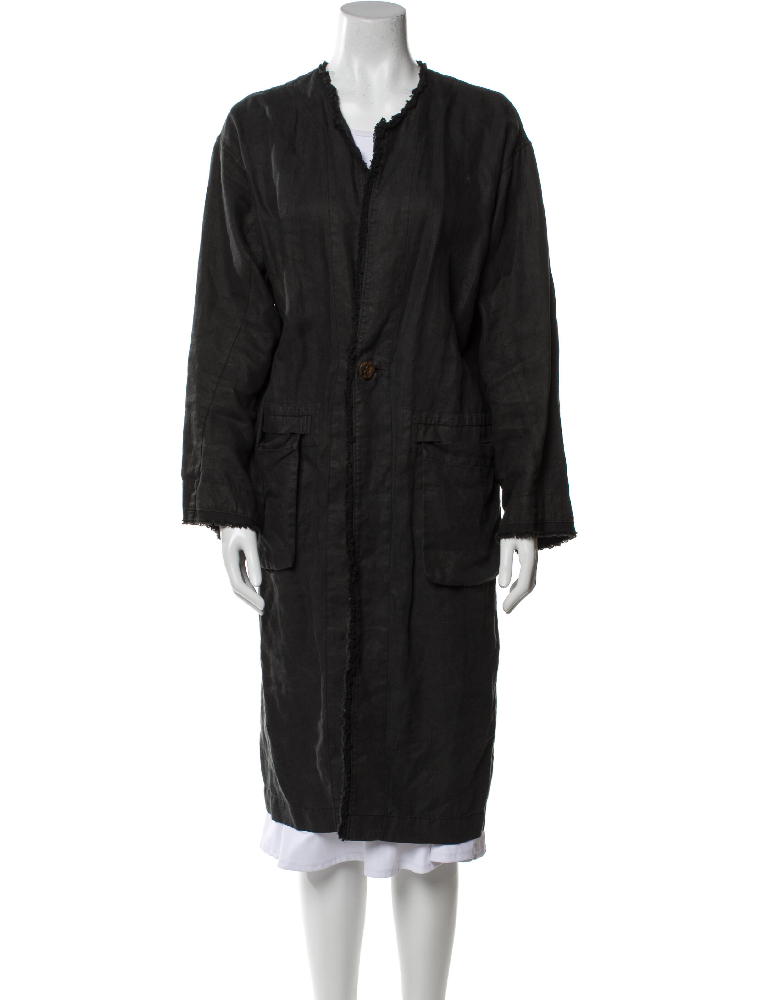 Pas De Calais Linen Coat