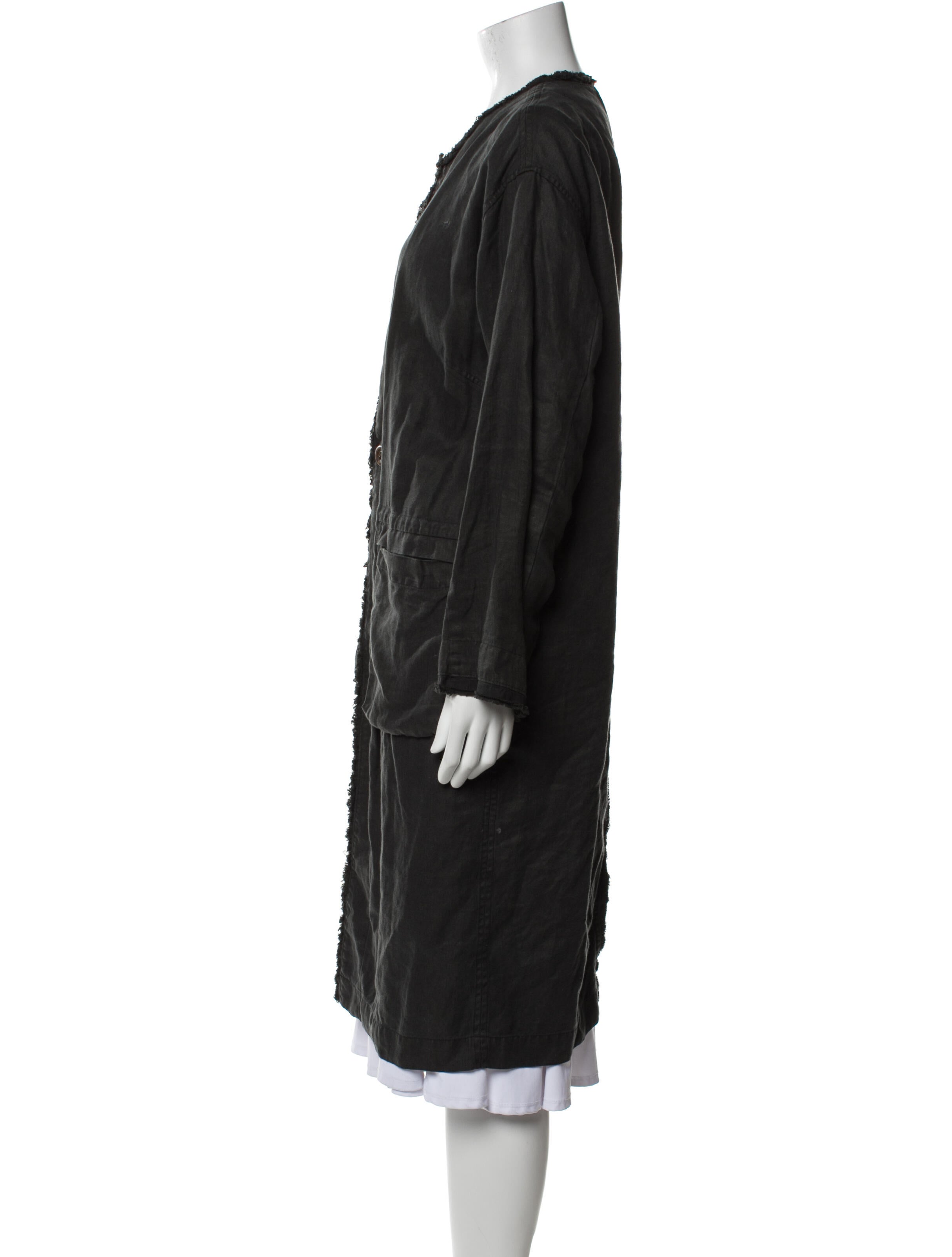 Pas De Calais Linen Coat