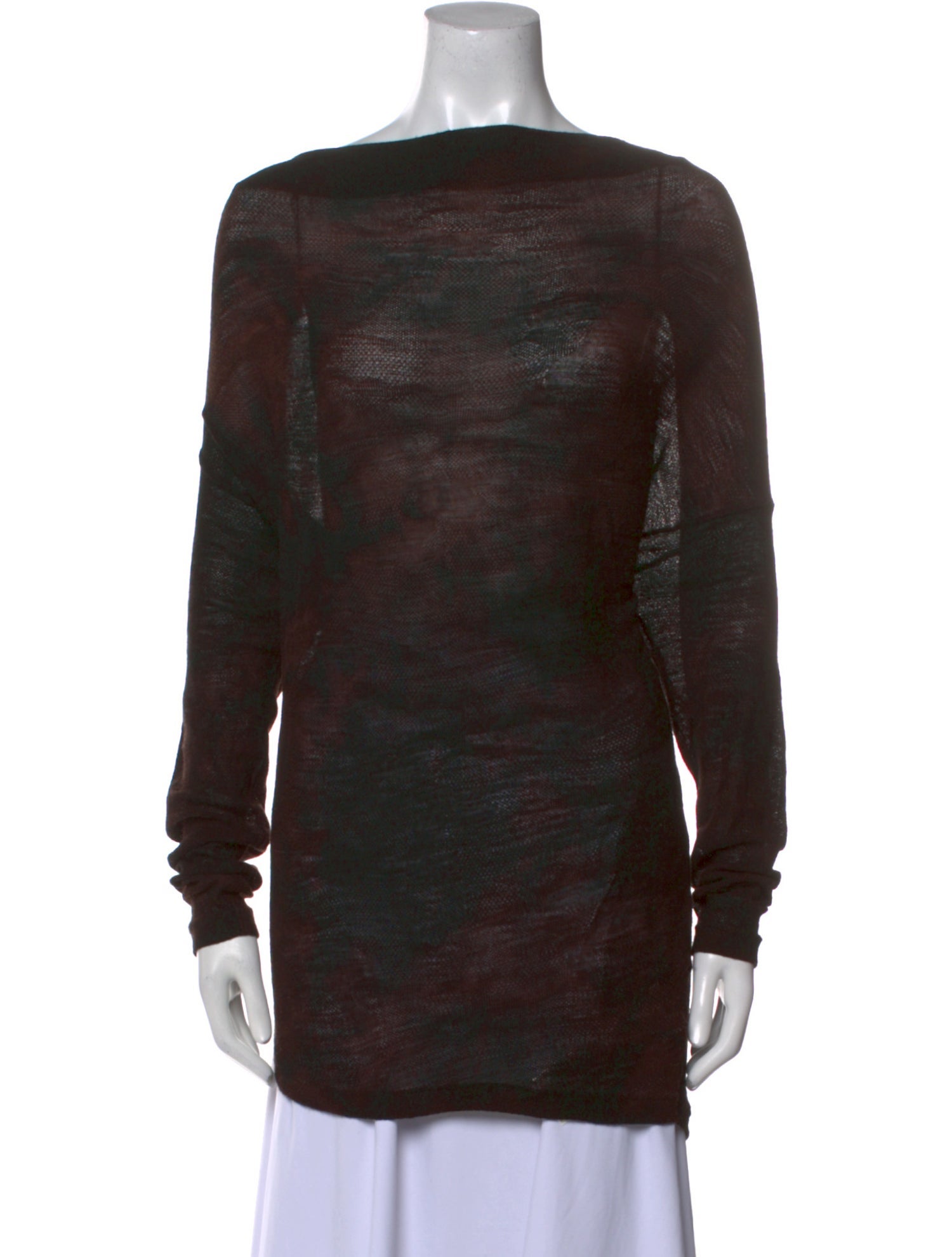 Pas De Calais Wool Bateau Neckline Sweater