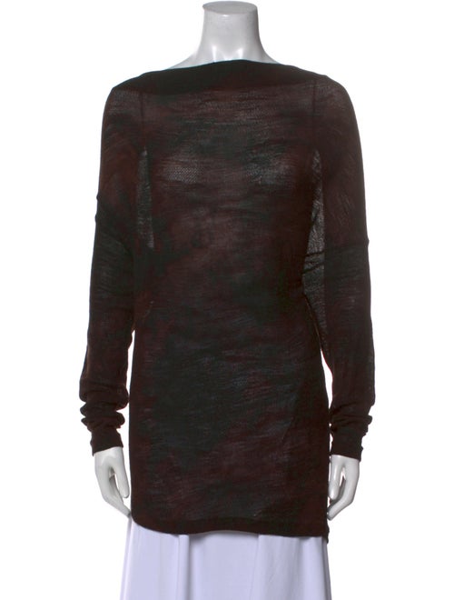 Pas De Calais Wool Bateau Neckline Sweater