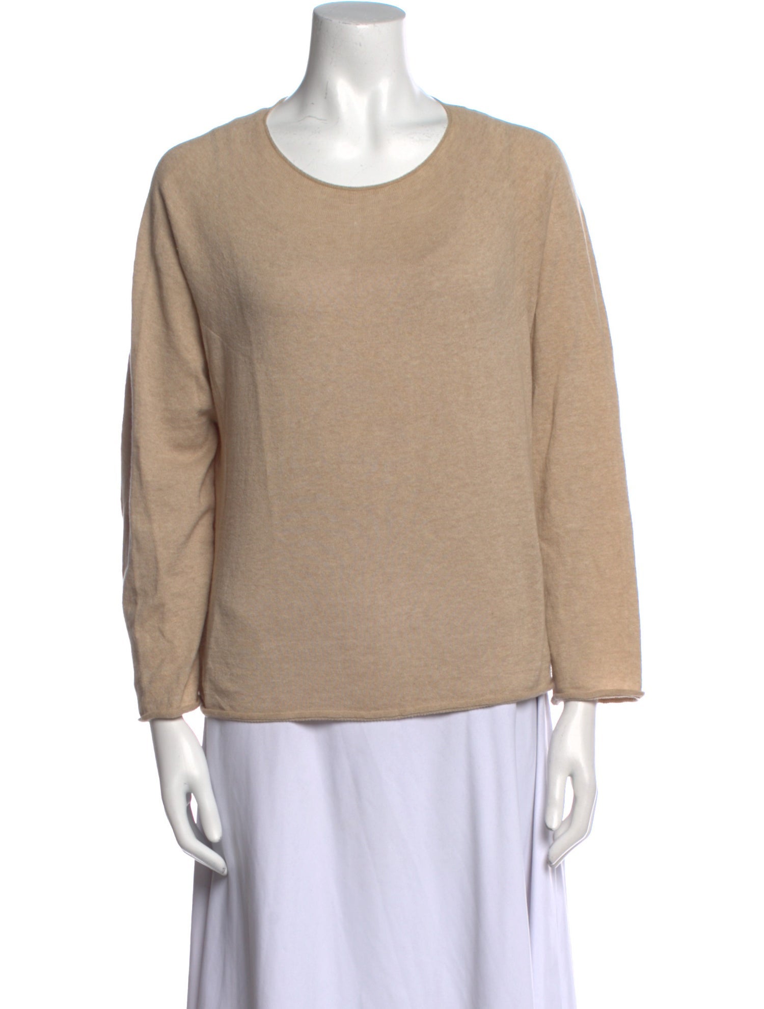 Pas De Calais Scoop Neck Three-Quarter Sleeve Sweatshirt