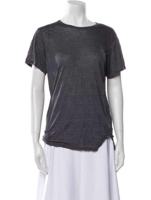 Pas De Calais Bateau Neckline Short Sleeve T-Shirt