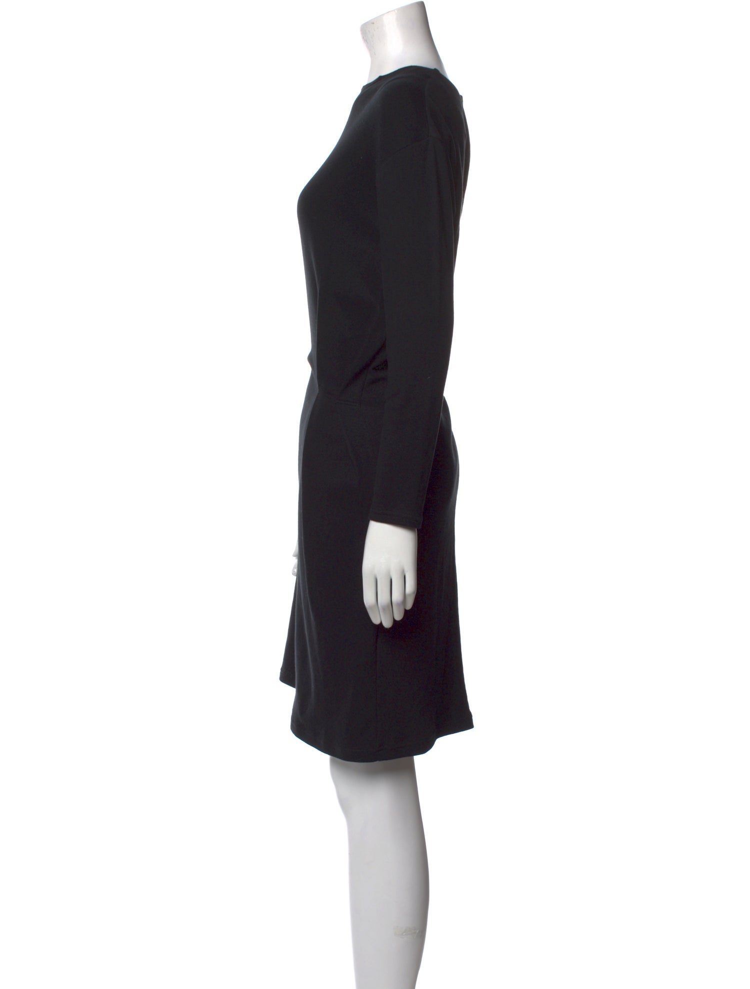 Pas De Calais Bateau Neckline Knee-Length Dress