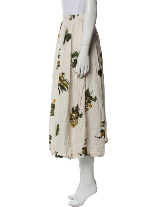 Pas De Calais Floral Print Midi Length Skirt
