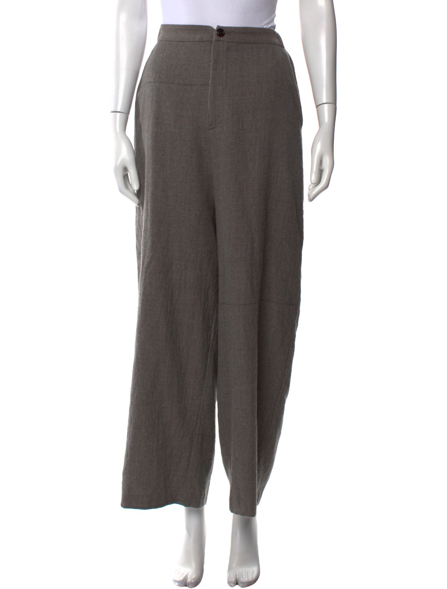 Pas De Calais Wool Wide Leg Pants