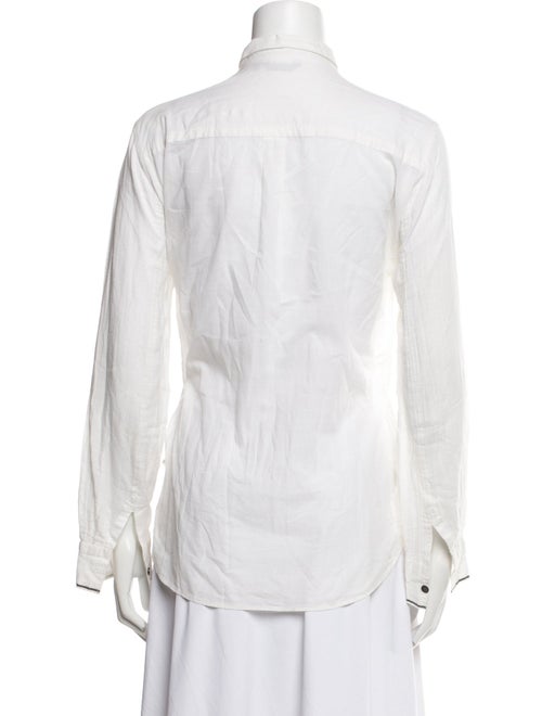Pas De Calais Long Sleeve Button-Up Top