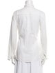 Pas De Calais Long Sleeve Button-Up Top