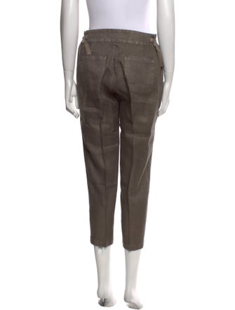 Pas De Calais Linen Skinny Leg Pants