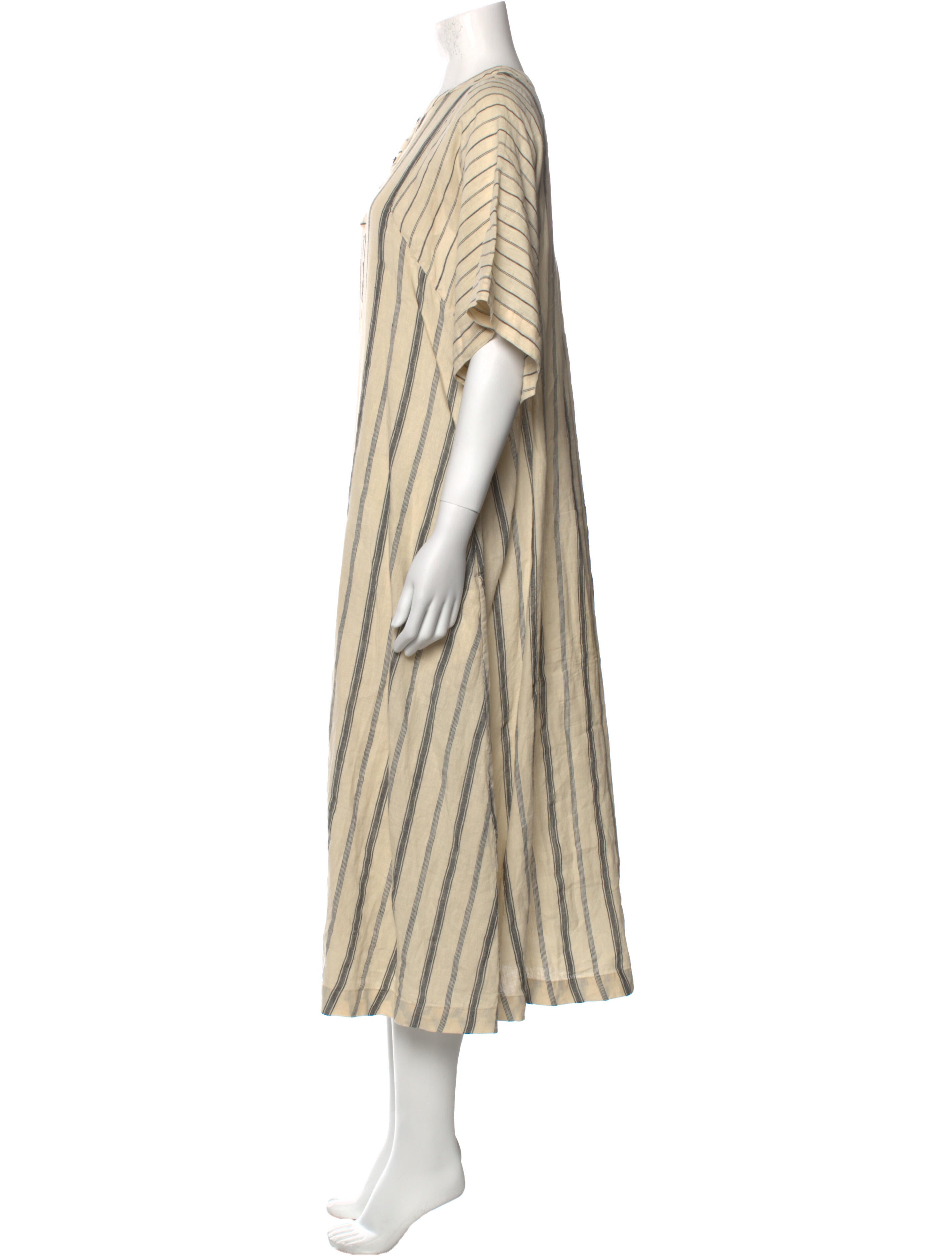 Pas De Calais Linen Long Dress