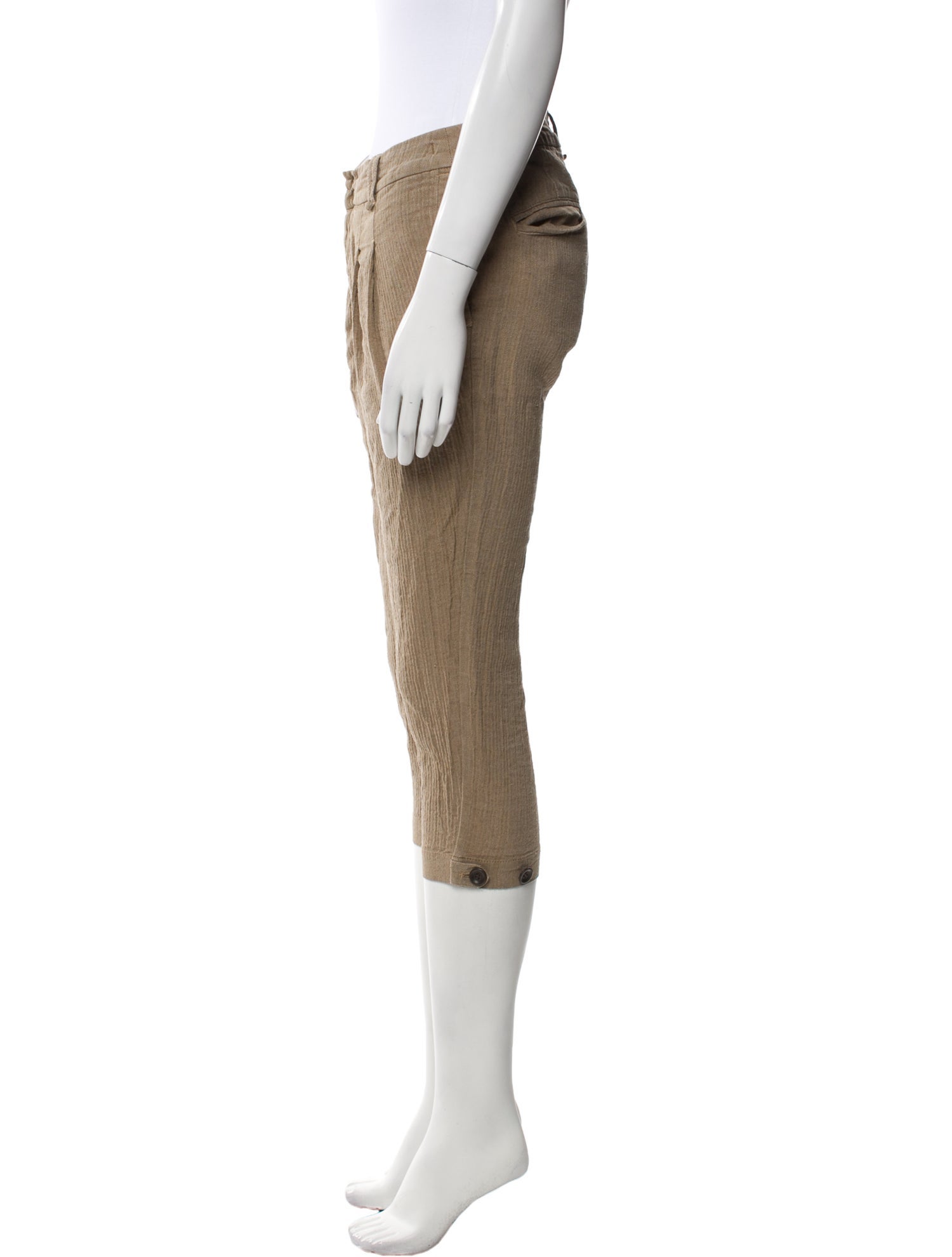 Pas De Calais Linen Skinny Leg Pants