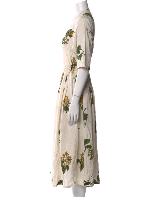 Pas De Calais Floral Print Knee-Length Dress