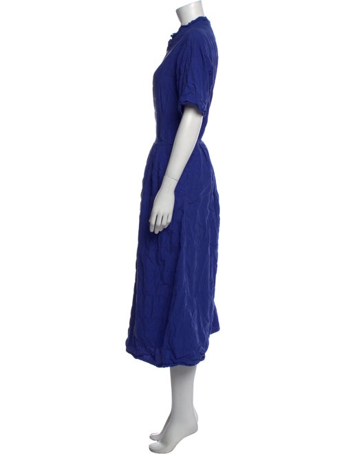 Pas De Calais Mock Neck Long Dress