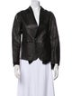 Pas De Calais Leather Evening Jacket