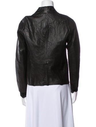 Pas De Calais Leather Evening Jacket