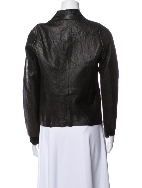 Pas De Calais Leather Evening Jacket