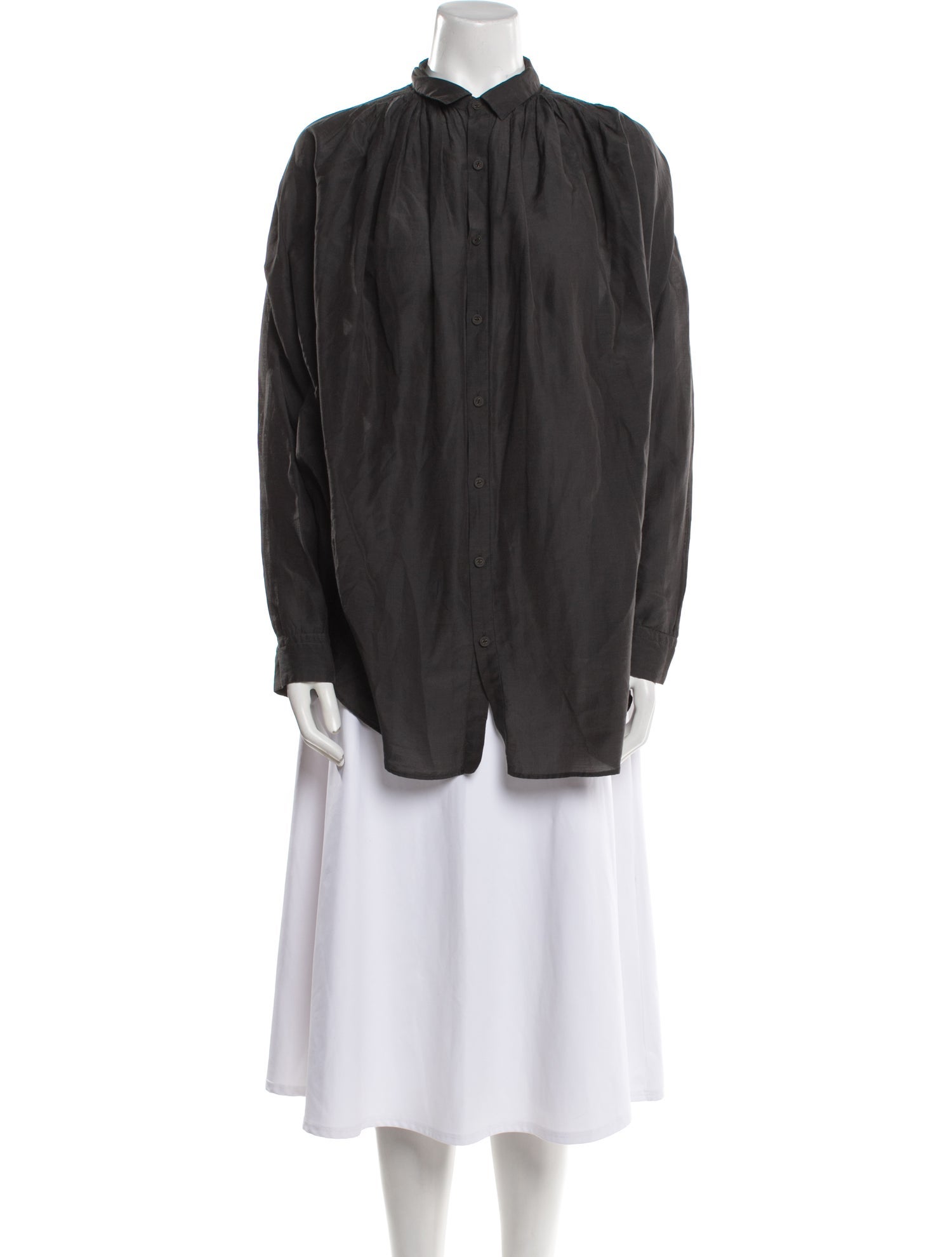 Pas De Calais Mock Neck Long Sleeve Tunic