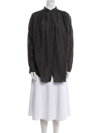 Pas De Calais Mock Neck Long Sleeve Tunic