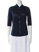 Pas De Calais Three-Quarter Sleeve Button-Up Top